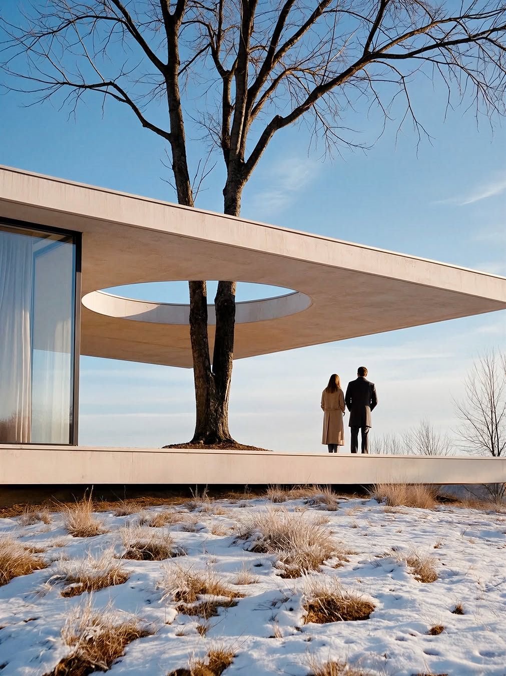 Casa Mirador, vivienda unifamiliar minimalista