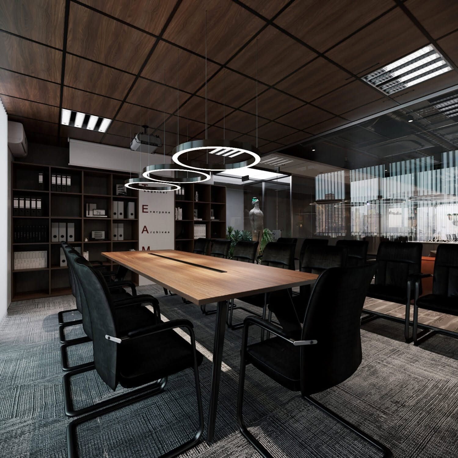 Sala de coordinación de proyecto